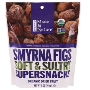 Made in Nature, Figos-de-Esmirna Orgânicos, Supersnacks Macios e Deliciosos, 198 g (7 oz)