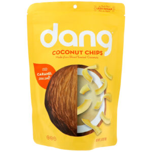 Dang Foods LLC, Chips de coco, caramelo e sal marinho, 3,17 oz (90 g)