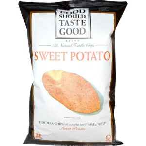 Food Should Taste Good, All Natural Tortilla Chips, Batata doce, 156 g