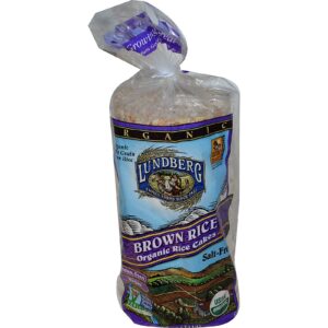 Lundberg, Bolo de Arroz Integral Orgânico, Sem Sal, 8.5 oz (241 g)