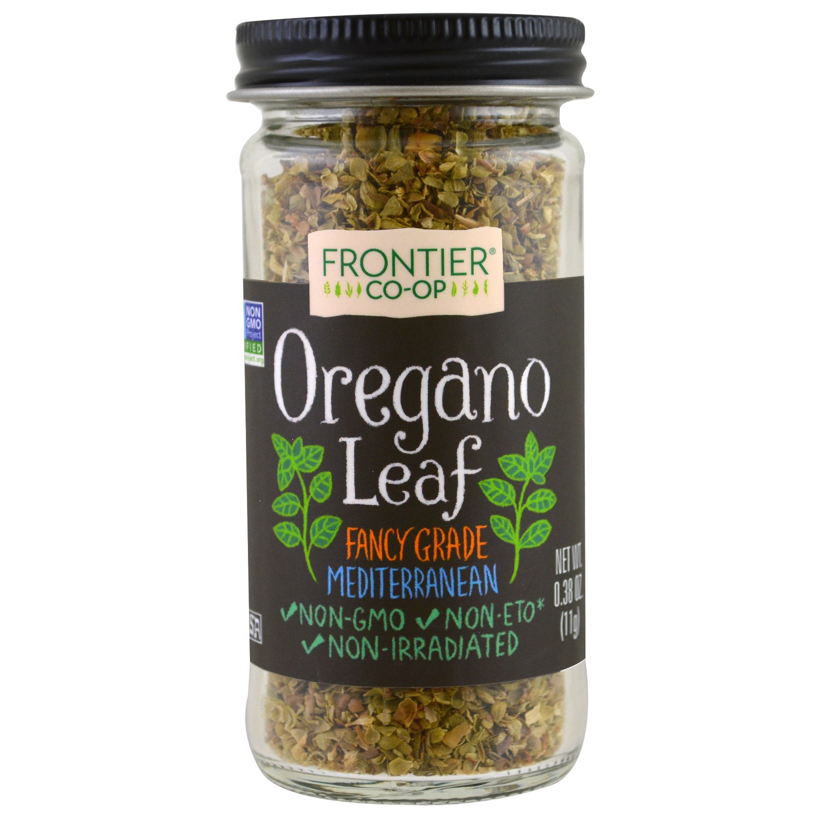 Frontier Natural Products, Folha de Orégano, 0,38 oz (11 g)