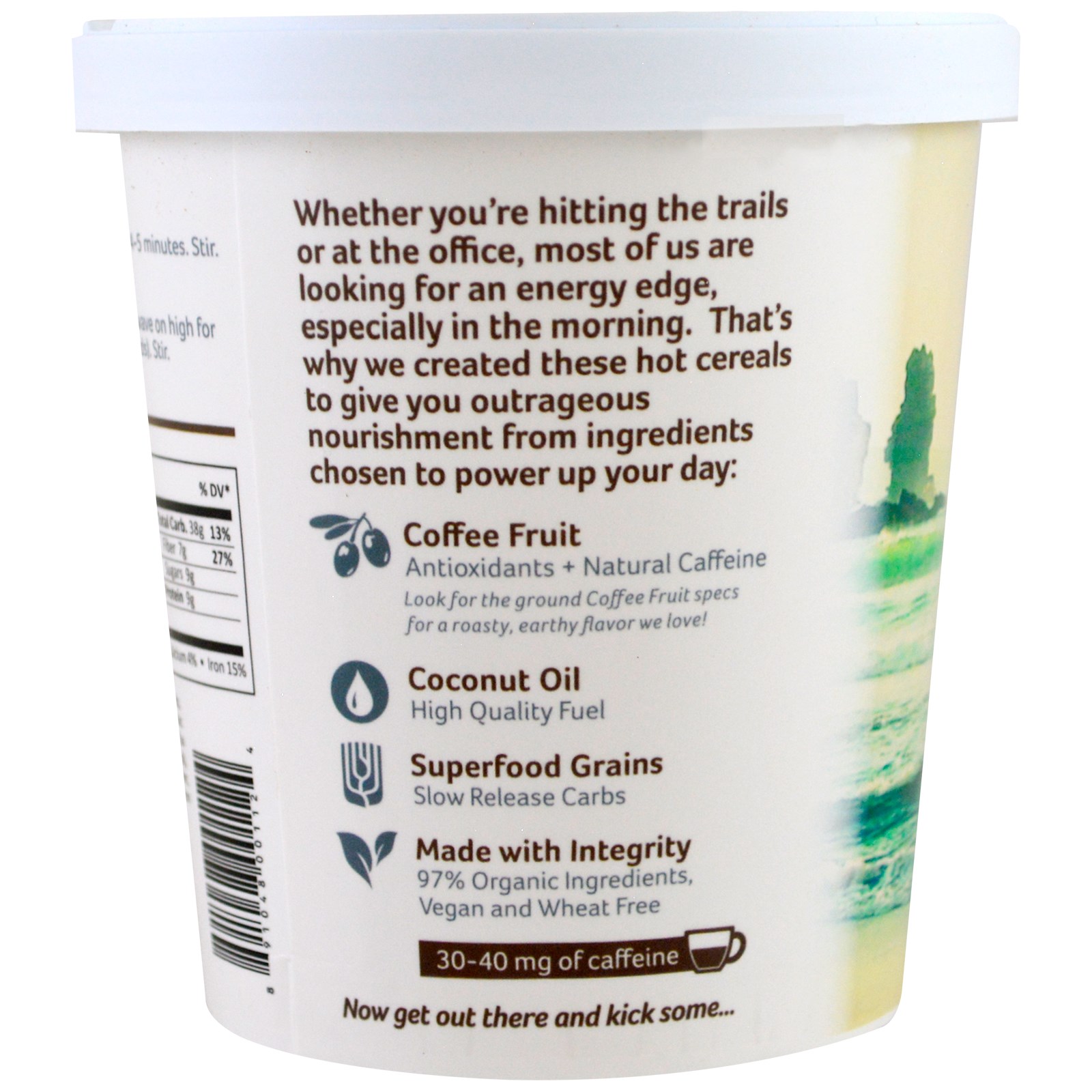 Earnest Eats, Cereal Energético Quente, Noz de Chocolate, 60 g (2,1 oz) - Imagem 3