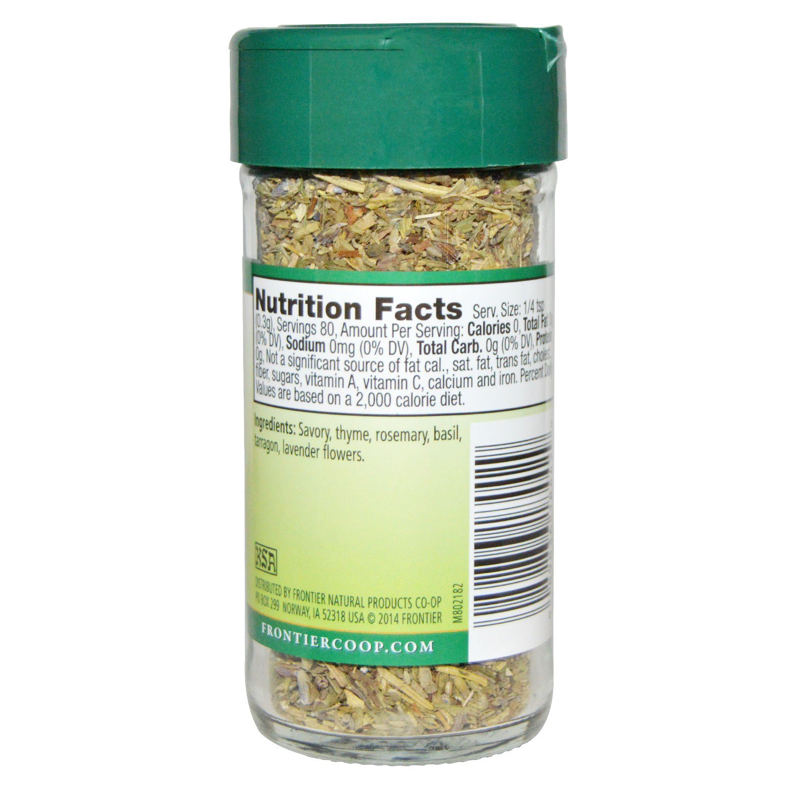 Frontier Natural Products, Herbes de Provence, Mistura de Condimentos, 0,85 onças (24 g) - Imagem 2