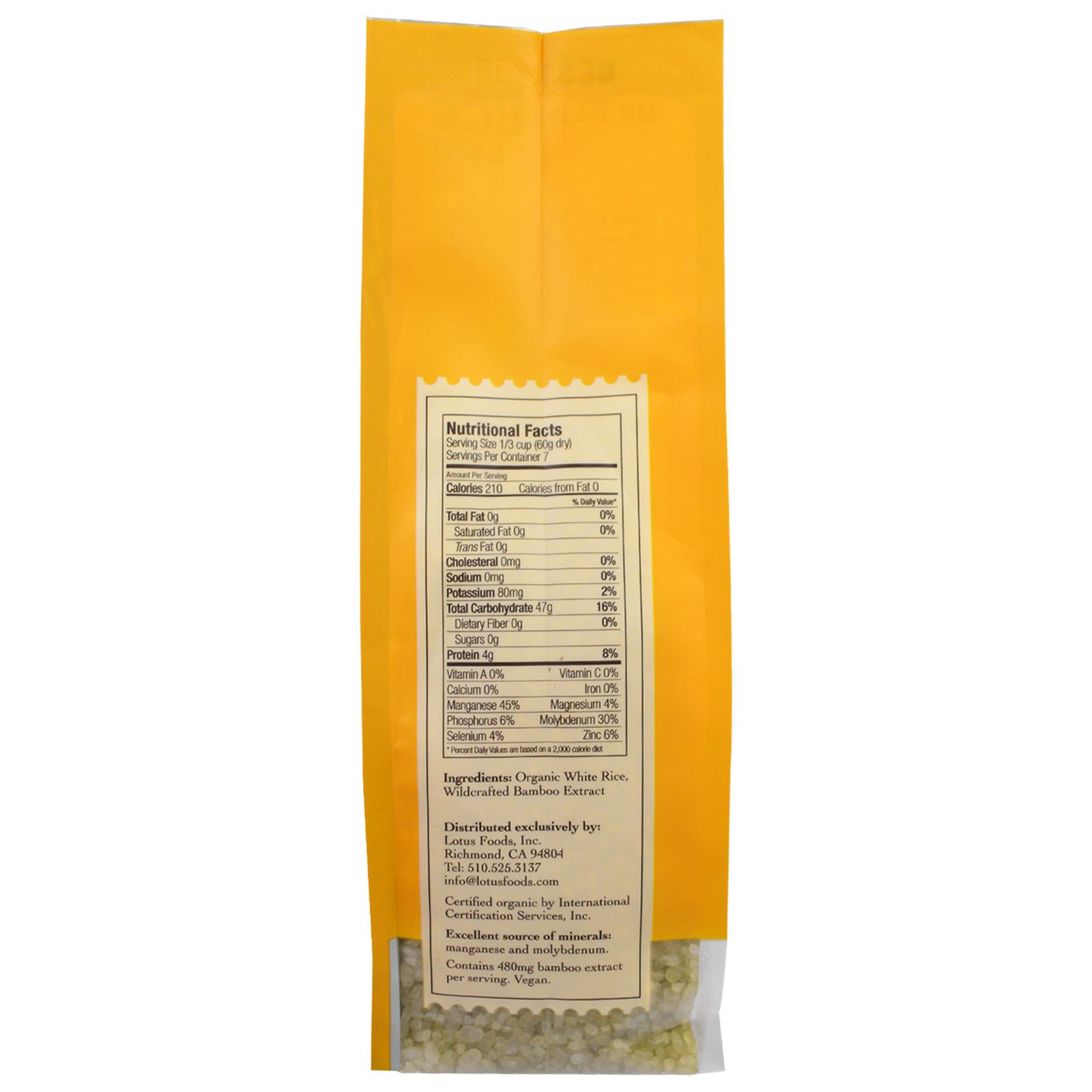 Lotus Foods, Arroz Pérola de Jade Orgânico, 15 oz (426 g) - Imagem 2