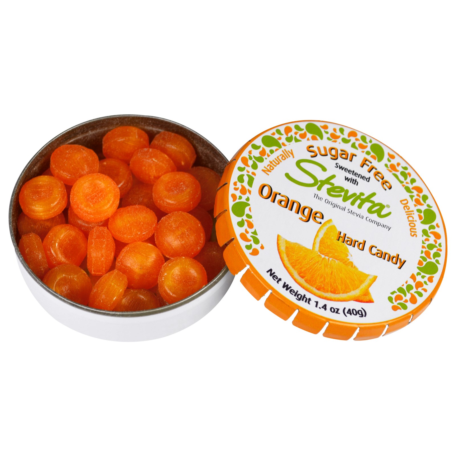 Stevita, Doce de Laranja Forte, Sem Açúcar, 40 g - Imagem 3