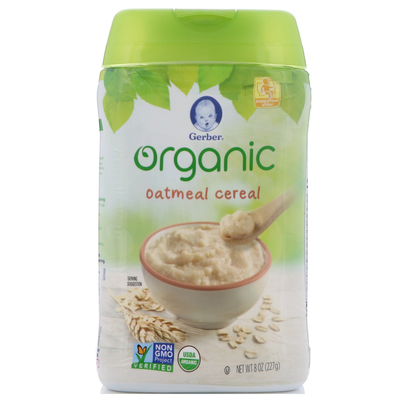 Gerber, Cereal de Aveia Orgânico, 8 oz (227 g)
