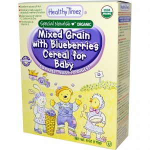 Comprar healthy times, grãos misturados orgânicos com cereal de mirtilos para bebês, 6 oz (170 g) preço no brasil alimentação e nutrição para crianças e bebês suplemento importado loja 19 online promoção - 18 de março de 2024