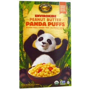Nature's Path, EnviroKidz, Manteiga de amendoim orgânica Panda Puffs, 10.6 oz (300 g)