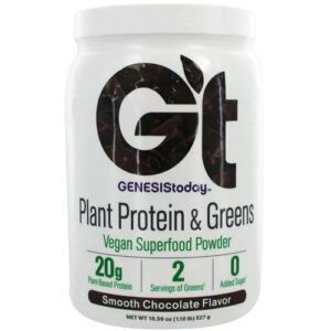 Genesis Today Plant Proteína & Greens, Chocolate liso - 1.16 lbs