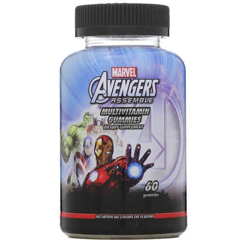 Nature Smart Complete MultiVitamina, Marvel Avengers - Grape, Orange and Cherry - 60 Gomas