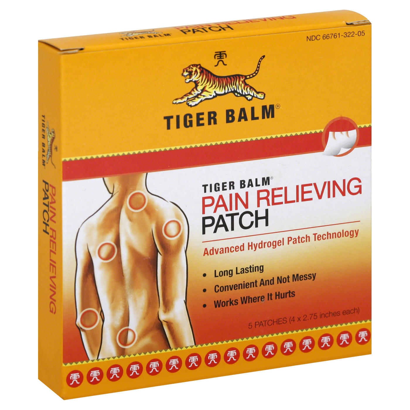 Tiger Balm Dsp Tigerbalm patch 5ct Quente
