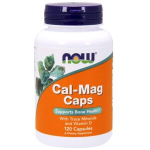 Cal-Mag Cápsulas Com Minerais e Vitamina D Now Foods 120 Cáps.