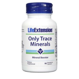 Life Extension Somente Trace Minerals 90 Cápsulas Vegetarianas