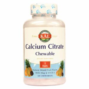 Kal Citrato de cálcio 500 mg Mixed Fruit 60 mastiga