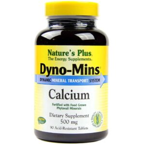 Nature's Plus Dyno-Mins de cálcio 90 Tabletes