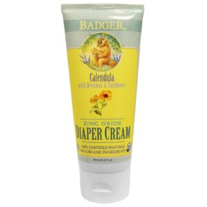 Badger Company, Pomada Para Fraldas, Calêndula Com Cera de Abelha e Girassol, 2.9 fl oz (87 ml)