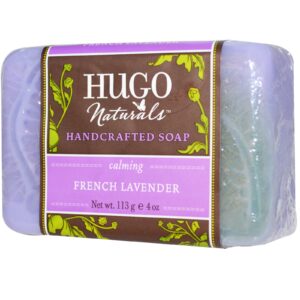 Hugo Naturals, Sabonete Artesanal, Lavanda Francesa, 4 oz (113 g)