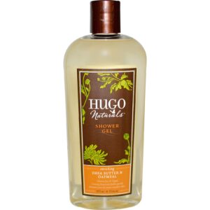 Hugo Naturals, Sabonete Líquido, Manteiga de Karité & Aveia, 12 fl oz (355 ml)