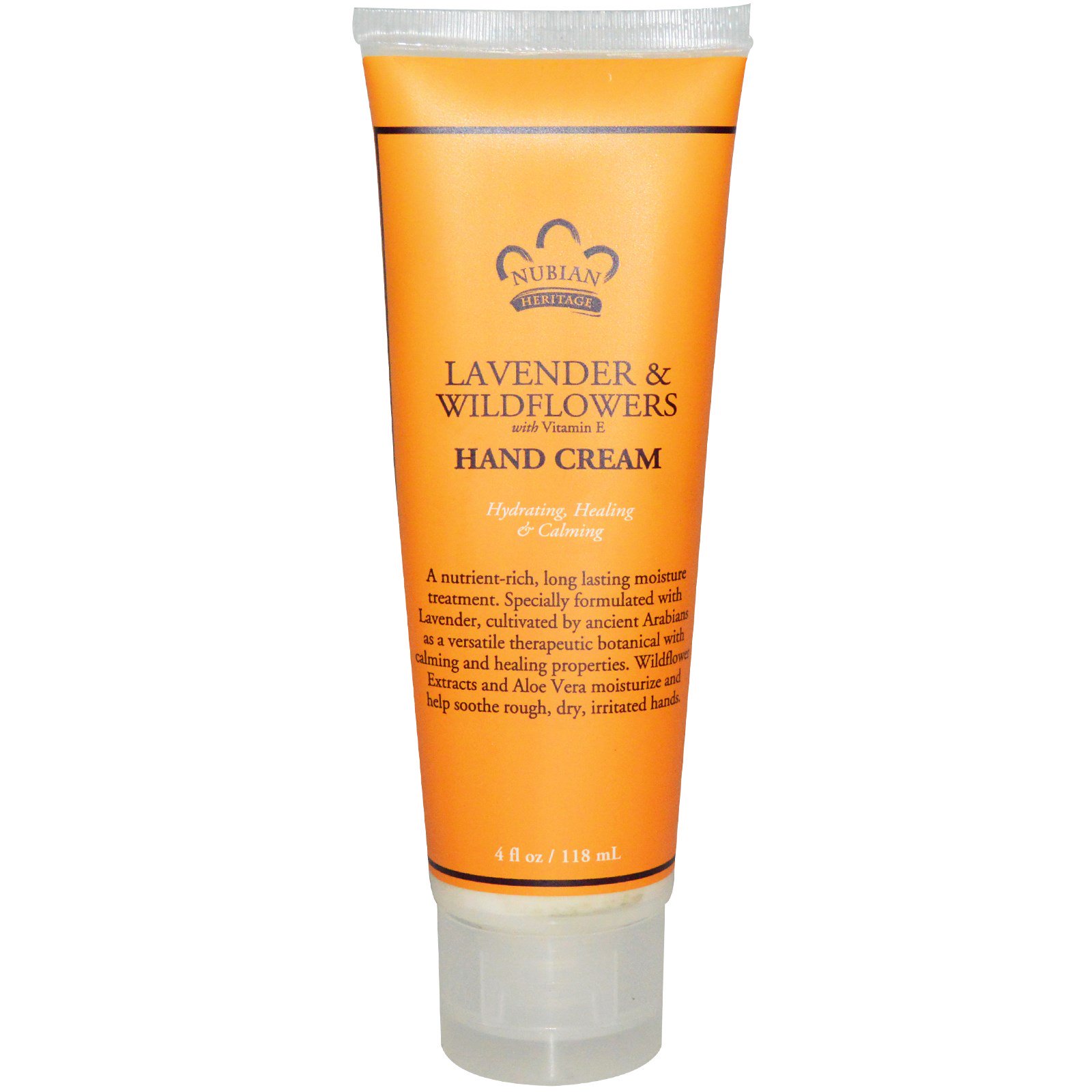 Nubian Heritage, Creme para as Mãos, Lavanda e Flores Silvestres, 118 ml (4 fl oz)