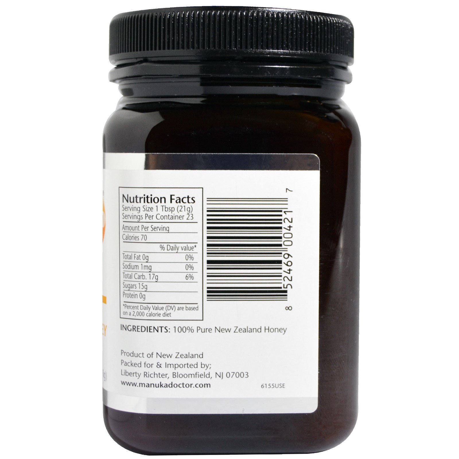 Manuka Doctor, 20+ Mel Bio Ativo Manuka 500 g - Imagem 2