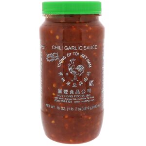 Huy Fong Foods Inc., Tempero de Alho Chili, 18 oz (510 g)