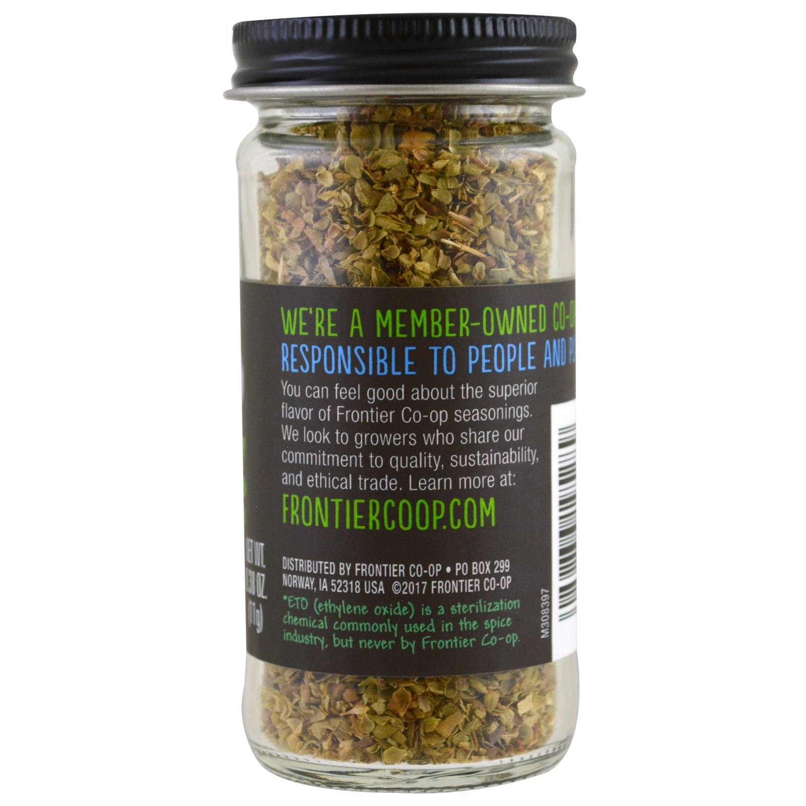 Frontier Natural Products, Folha de Orégano, 0,38 oz (11 g) - Imagem 2