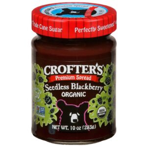 Crofter's Organic, Geleia Orgânica Superior, Amora sem Sementes, 10 oz (283 g)