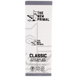 The New Primal, Palitos de Peru, Clássico, 20 Palitos, 1 oz Cada