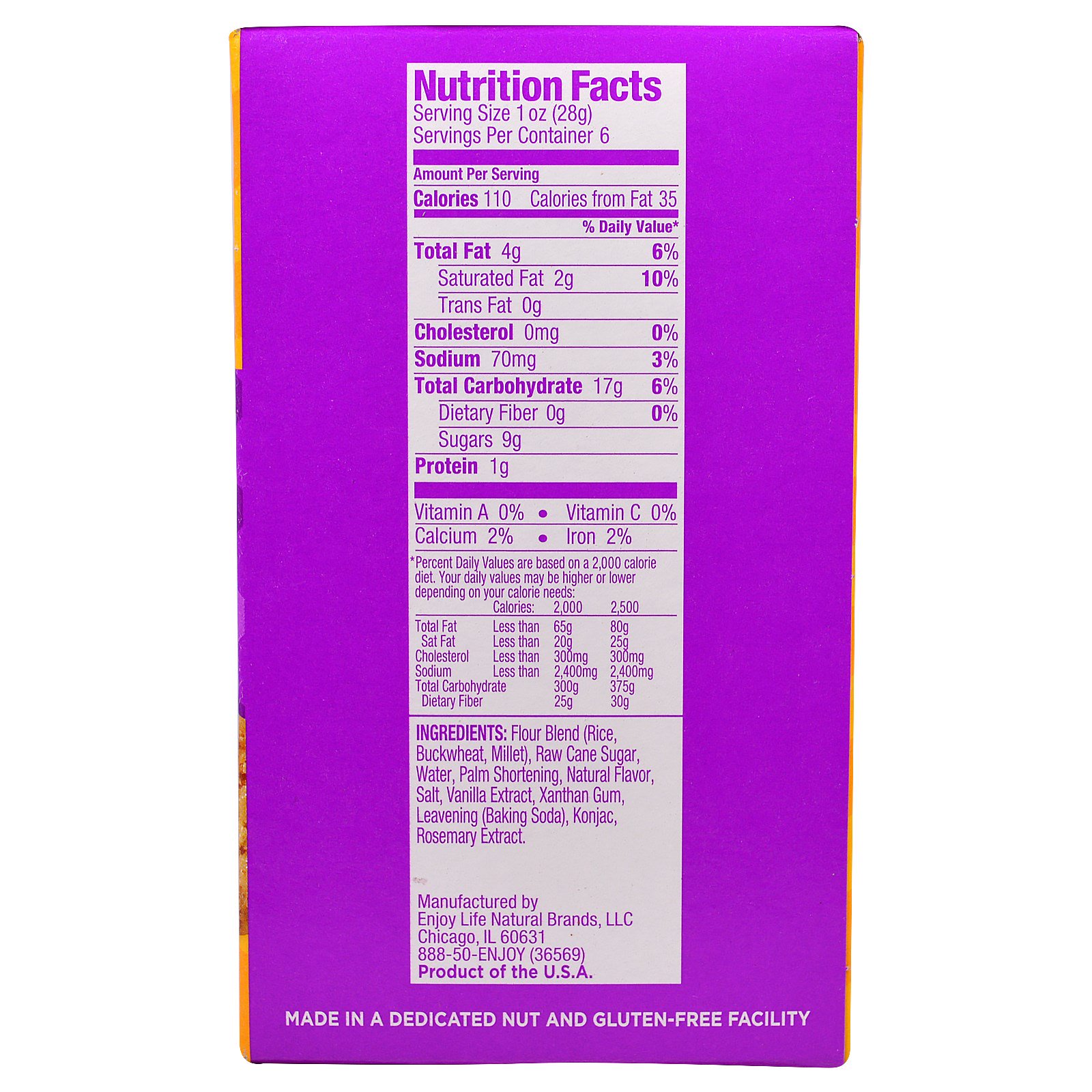 Enjoy Life Foods, Crunchy Minis, Açúcar Crocante, Pacotes Individuais, 6 - 1 oz (28 g) Cada - Imagem 2