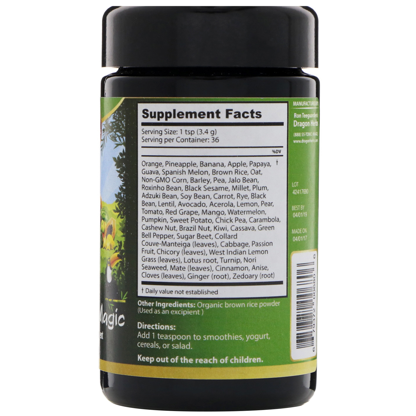 Dragon Herbs, Magia Brasileira, 4,8 onças (136 g) - Imagem 2