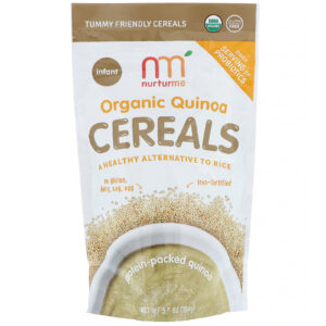 NurturMe, Cereais Orgânicos de Quinoa, Quinoa Rica em Proteínas, Crianças, 104 g (3,7 oz)