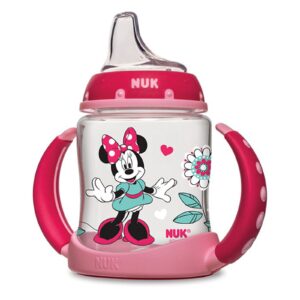 NUK, Bebê Disney, Copo Minnie Mouse Aprendiz 6 + Meses, 1 copo, 5 oz (150 ml)