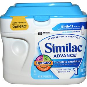 Similac, Advance, Fórmula Infantil Com Ferro, Estágio 1, 1.45 lb (658 g)
