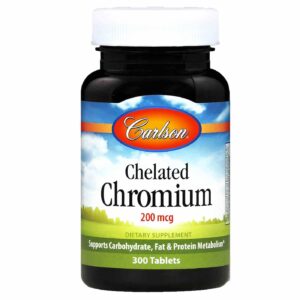 Carlson Labs Quelato de Cromo 300 Tabletes