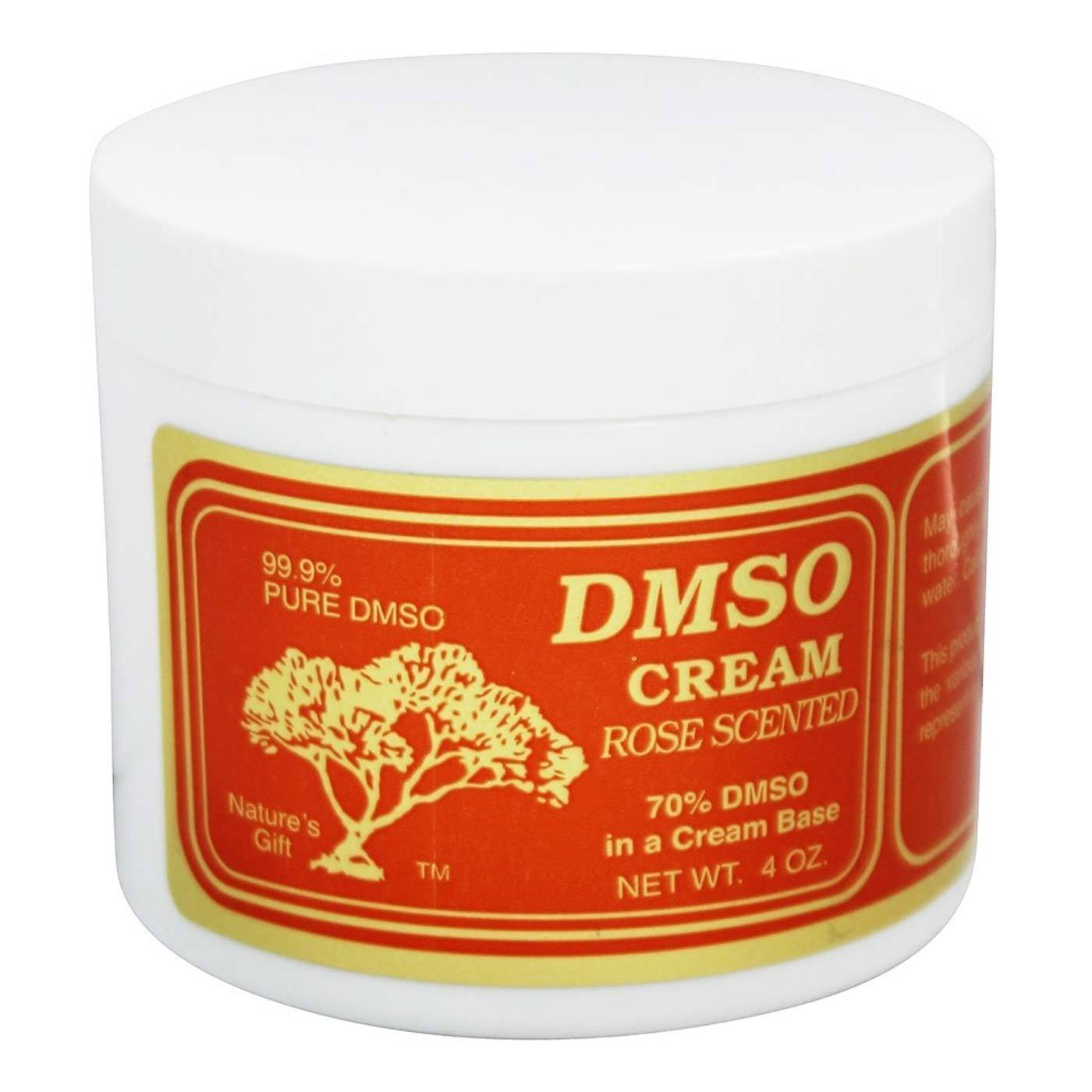 Nature's Gift DMSO Cream, Rose Scented 4 onças