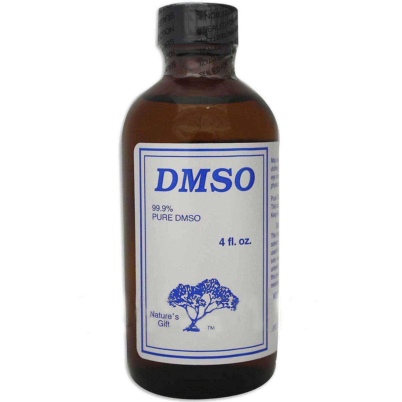 Nature's Gift DMSO líquido 99,9% Pure (vidro) 4 fl oz