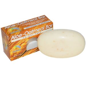 Rainbow Research, Sabonete em Barra de Aveia e Babosa, 119 g (4,2 oz)