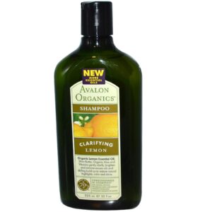 Avalon Organics, Shampoo, Limão Clarificador, 11 fl oz (325 ml)