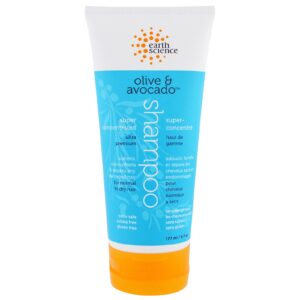 Earth Science, Shampoo Super Concentratrado, Oliva e Abacate, 6 fl oz (177 ml)