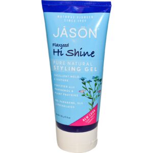 Jason Natural, Gel Estilizador, Semente de Linhaça de Alto Brilho, 6 oz (170 g)