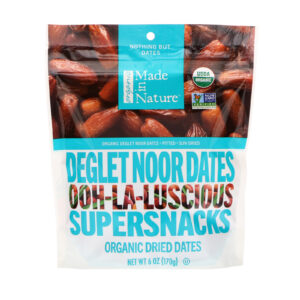 Made in Nature, Tâmaras Deglet Noor Orgânicas, Superpetiscos Ooh-La-Luscious, 6 oz (170 g)