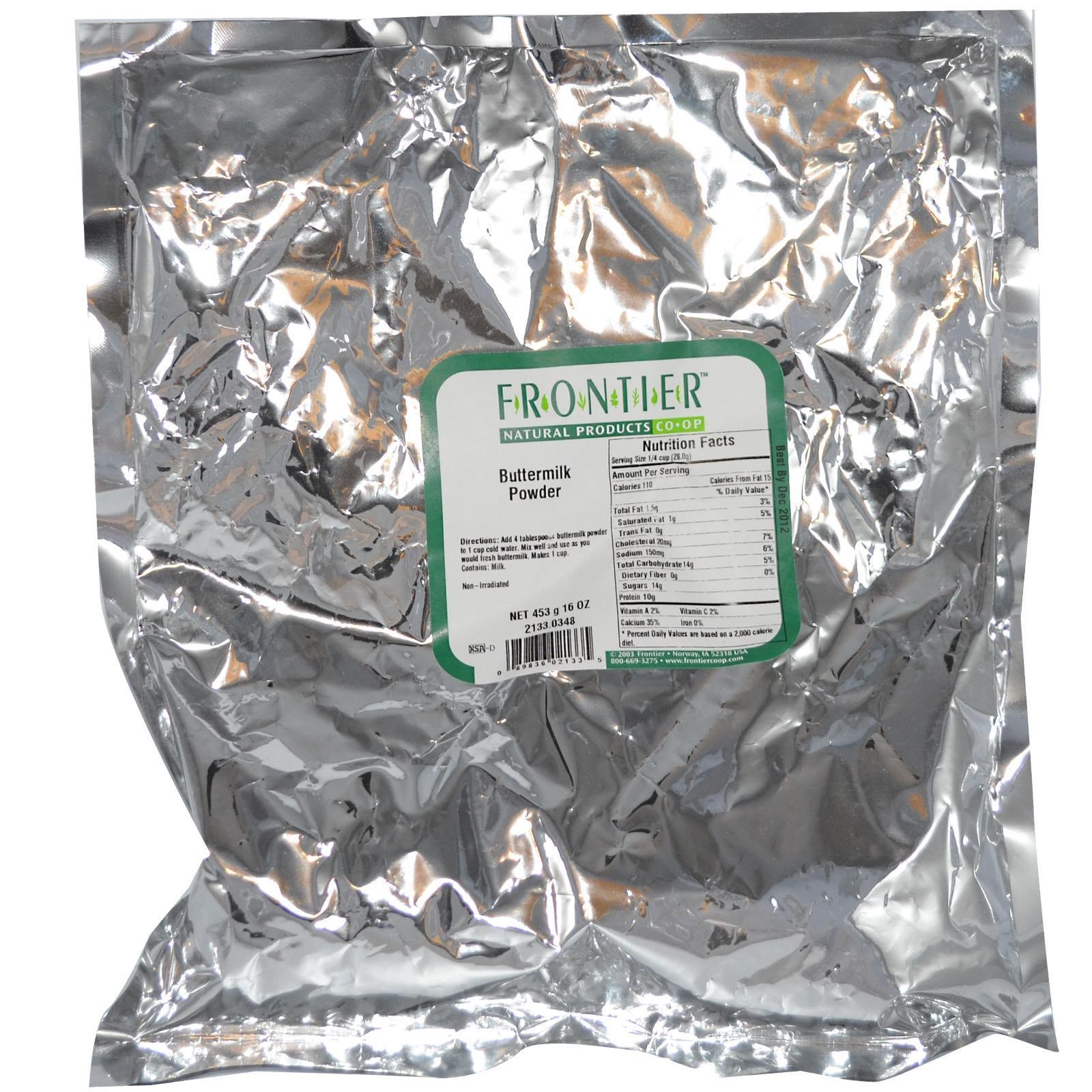 Frontier Natural Products, Soro de Leite Coalhado em Pó, 16 oz (453 g) - Imagem 2