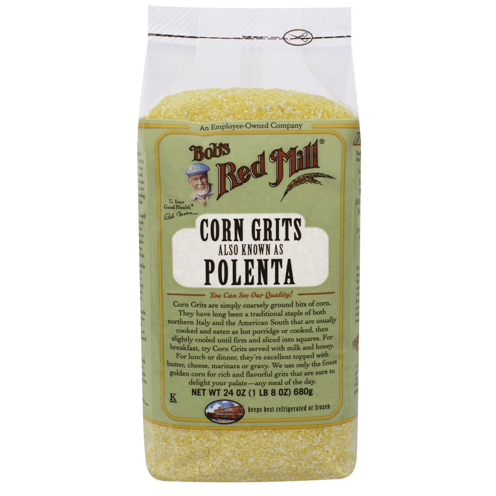 Bob's Red Mill, Canjiquinha, também conhecido como Polenta, 24 oz (680 g)
