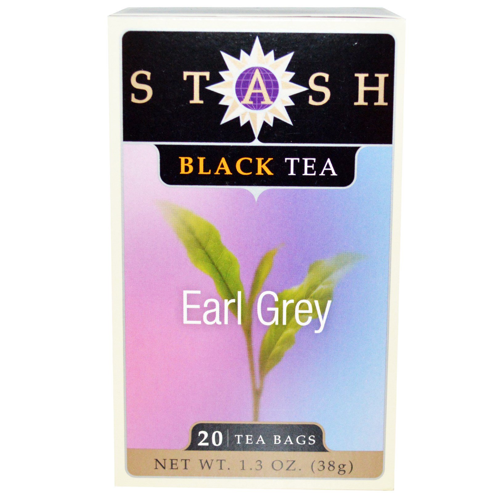 Stash Tea, Chá Preto, Earl Gray, 20 Saquinhos, 1,3 oz (38 g)