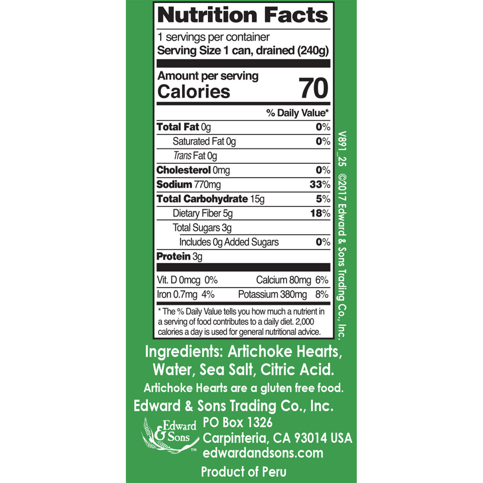 Native Forest, Fundos de Alcachofra em Quartos, 14 onças (400 g) - Imagem 2