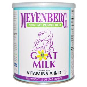 Meyenberg Goat Milk, Leite de bode em pó desnatado, 12 oz (340 g)