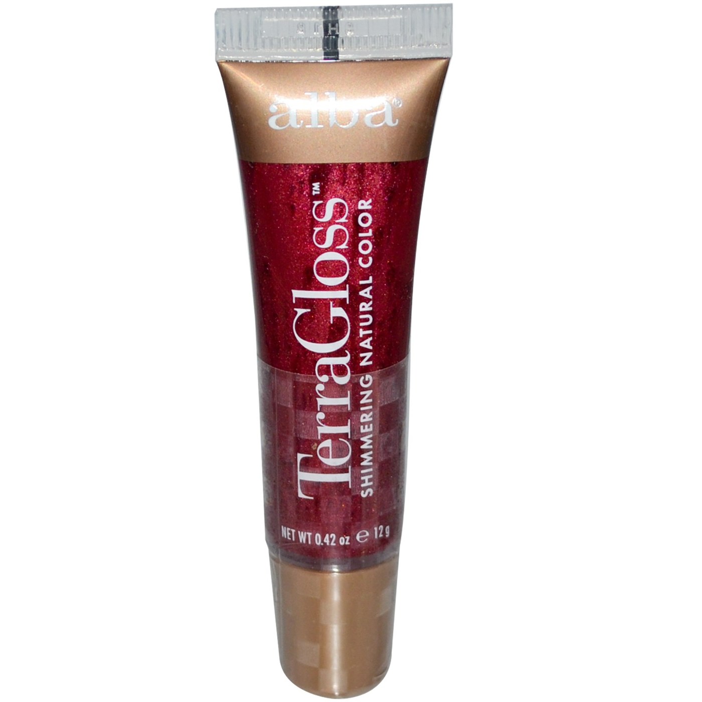 Alba Botanica Brilho Labial Trra chama 0,420 Oz