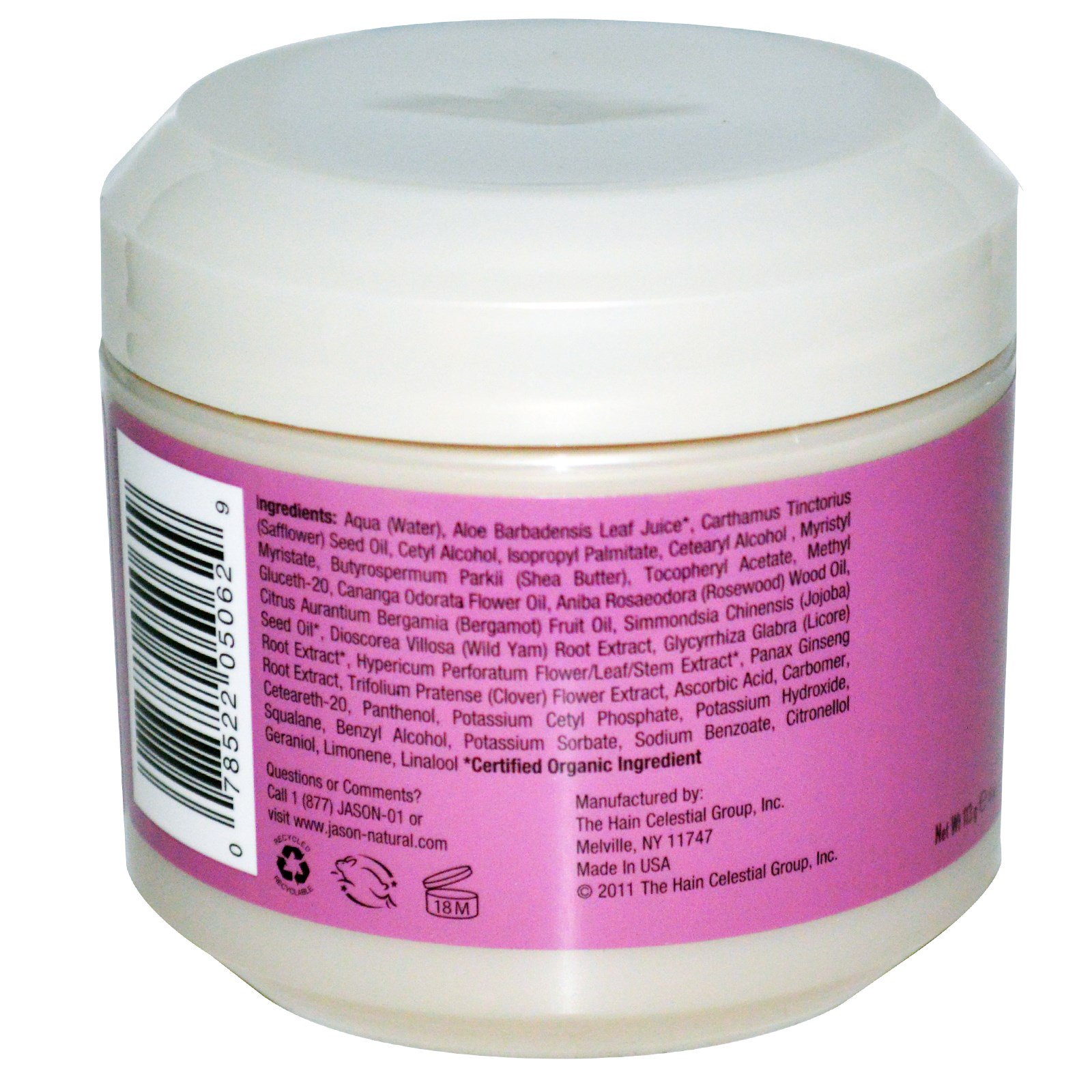 Jason Natural, Creme hidratante, Inhame selvagem balanceador, 113 g - Imagem 2