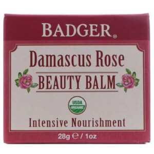 Badger Company, Bálsamo da Beleza, Rosa Damasco, 1 oz (28 g)