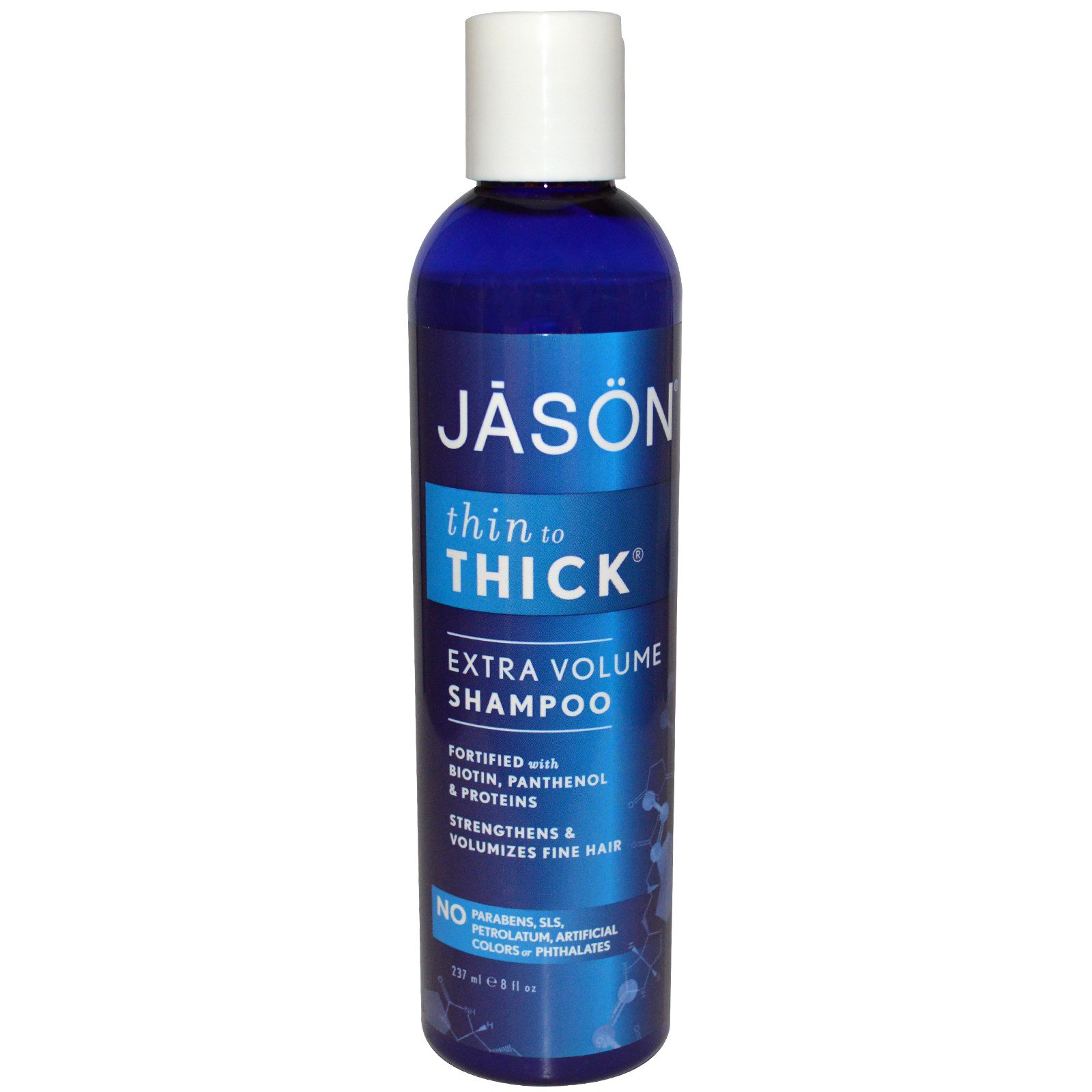 Jason Natural, Thin to Thick, shampoo extra volume, 237 ml